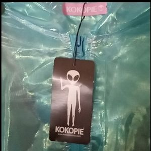 Light weight translucent hooded jacket